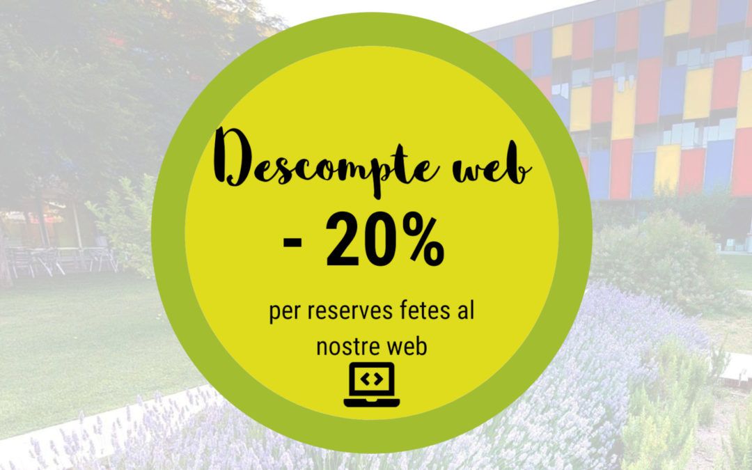 20% Descompte reserva WEB