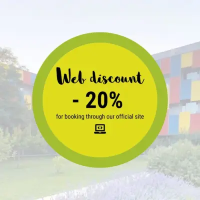 20% discount online booking WEB